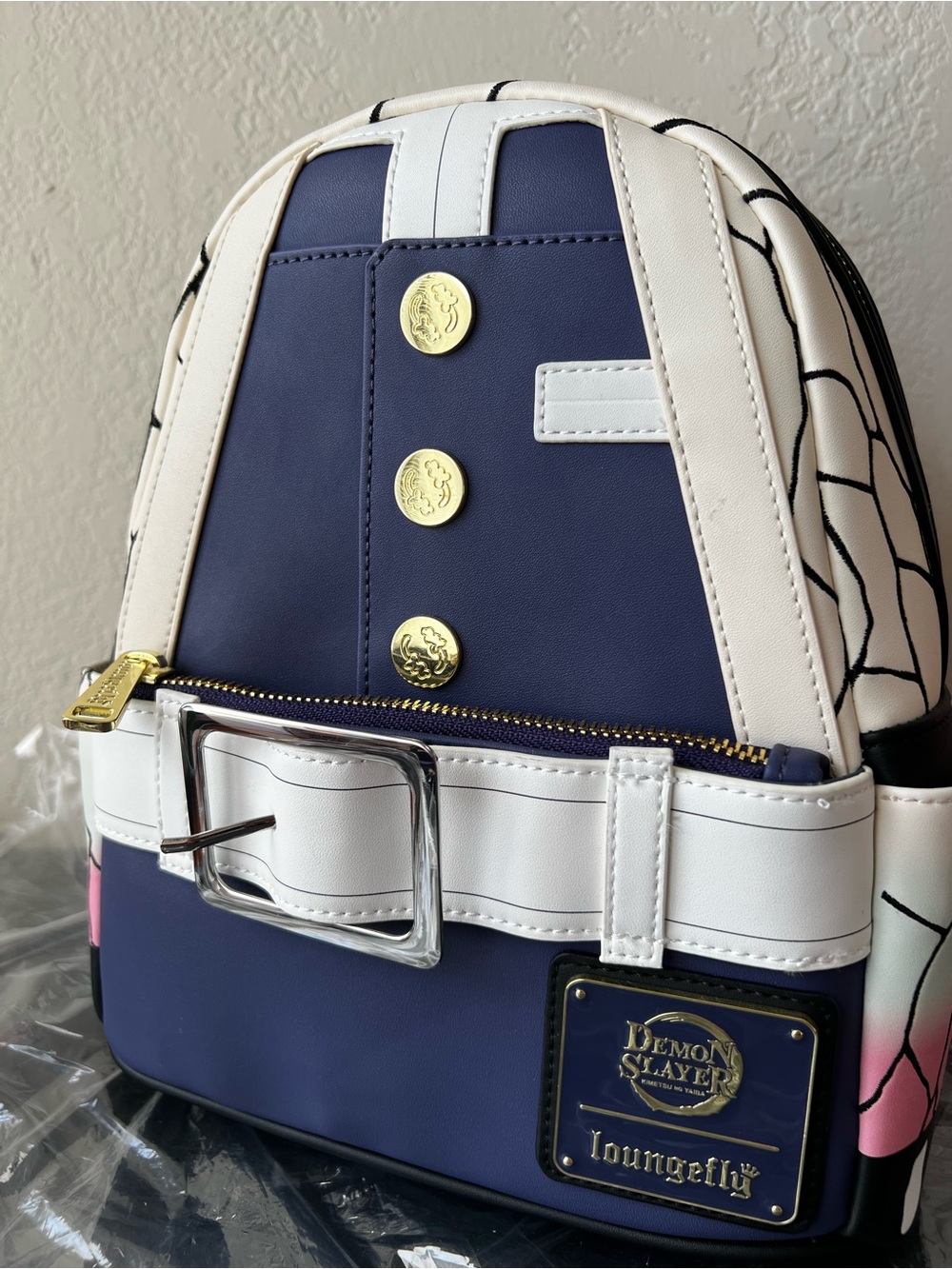Loungefly x Demon Slayer Exclusive Shinobu Kocho Cosplay Mini Backpack - NWT - Picture 5 of 9